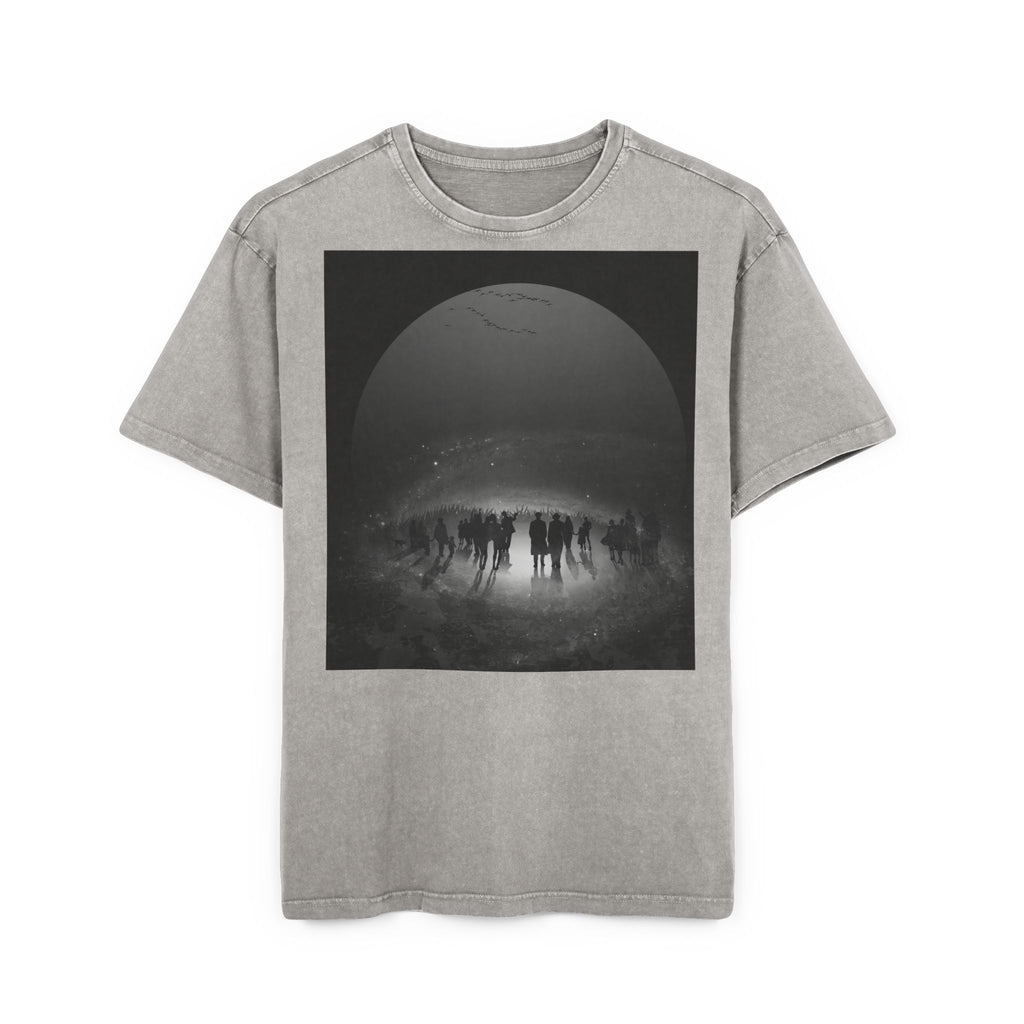 Herren Acid Washed Heavy Oversize T-Shirt EWIGE HOFFNUNG — OFFENBARUNG 21,4